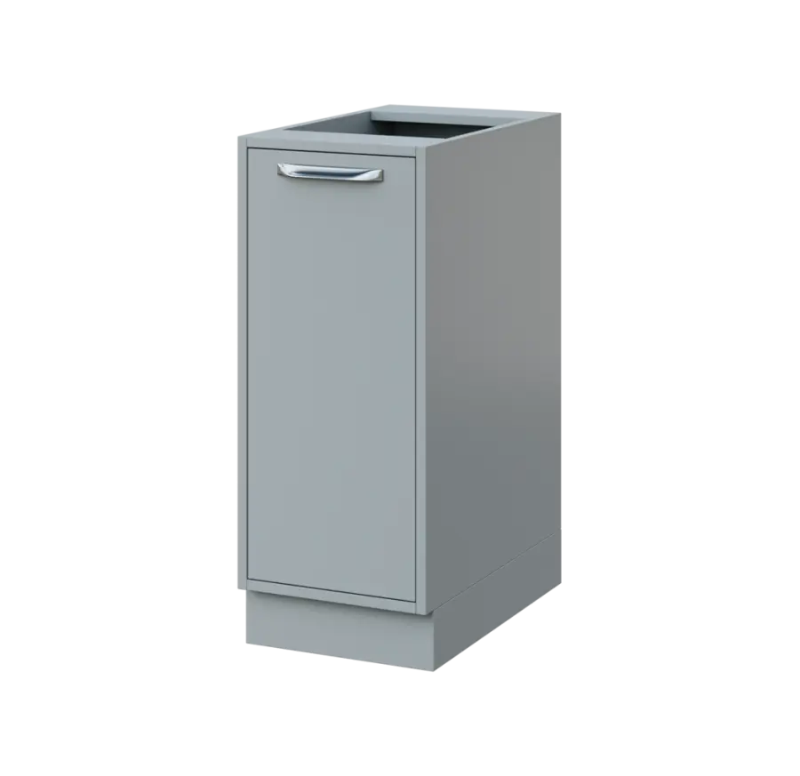 QS - 35D spodní skříňka, 1-dveřová, levá, 900x350x600, šedá